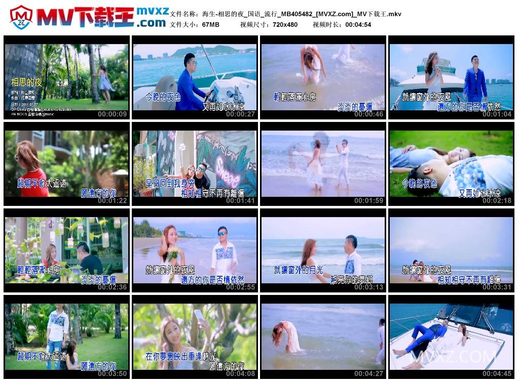 海生-相思的夜_国语_流行_MB405482